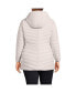 ფოტო #3 პროდუქტის Plus Size Wanderweight Ultralight Packable Hooded Long Down Jacket