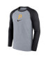 Men's Gray Pittsburgh Pirates Authentic Collection Game Raglan Performance Long Sleeve T-shirt