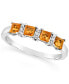 ფოტო #1 პროდუქტის Gemstone and Diamond Accent Ring in Sterling Silver