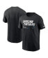 Фото #4 товара Men's Black Carolina Panthers Division Essential T-shirt