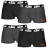 Фото #1 товара Тёмно-серые мужские трусы KTM Boxer Shorts (набор из 4 шт.)