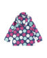 Little Girls Smiley Print Color Change Raincoat