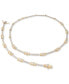 ფოტო #3 პროდუქტის Diamond Necklace (1 ct. t.w.) in 14k White & Yellow Gold