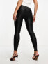 Фото #7 товара Spanx Mama faux leather high waist sculpting leggings in black