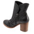 Softwalk Kendall S2054-001 Womens Black Leather Zipper Ankle & Booties Boots