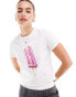 Фото #1 товара ASOS DESIGN baby tee with ice lolly graphic in white