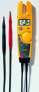 Фото #1 товара Fluke Voltage - Continuity and Current Tester - 0 - 100 A - 0 - 1000 V - 0 - 1000 V - 1000 V - Black - Gray - Red - Yellow - LED