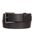 Фото #1 товара Men's Leather Jean Belt with Roller Buckle and Rivets
