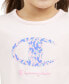 Фото #4 товара Little Girls Logo-Graphic Flutter-Sleeve T-Shirt & Bike Shorts, 2 Piece Set