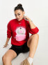 Фото #1 товара Threadbare Christmas printed sweater in red