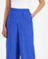 Фото #4 товара Women's High Rise Solid Plissé Pants, Created for Macy's