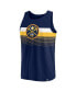 Фото #2 товара Men's Navy Denver Nuggets Wild Game Tank Top