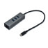 Фото #6 товара i-tec Metal USB-C HUB 3 Port + Gigabit Ethernet Adapter - USB 3.2 Gen 2 (3.1 Gen 2) Type-C - RJ-45 - USB 3.2 Gen 1 (3.1 Gen 1) Type-A - 5000 Mbit/s - Grey - LAN - 0.28 m