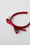 THIN HEADBAND WITH BOW