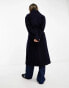 Фото #2 товара & Other Stories belted wool coat in navy