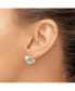 ფოტო #3 პროდუქტის Stainless Steel Polished Hinged Hoop Earrings