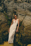 Фото #3 товара Платье с принтом и сатинированным эффектом ZARA
