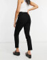 ASOS DESIGN high rise farleigh 'slim' mom jeans in clean black