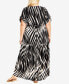 Plus Size Val Print Maxi Dress