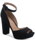 Фото #1 товара Women's Reeta Peep Toe Block Heel Platform Sandals, Created for Macy's