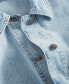 Фото #6 товара Women's Denim Chore Jacket, Created for Macy's