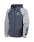 Men's Charcoal Minnesota United FC All-Weather Raglan Hoodie Full-Zip Jacket