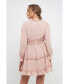 ფოტო #3 პროდუქტის Women's Floral Ruffle Detail Mini Dress