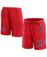 Men's Red Los Angeles Angels Clincher Mesh Shorts