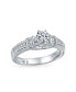 Кольцо Bling Jewelry Deco Style 1CT CZ Engagement