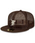 Фото #1 товара Men's x Fear of God Brown Mesh 59FIFTY Fitted Hat