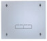 Фото #9 товара Intellinet Network Cabinet - Wall Mount (Double Section Hinged Swing Out) - 15U - Usable Depth 235mm/Width 465mm - Grey - Flatpack - Max 30kg - Swings out for access to back of cabinet when installed on wall - 19" - Parts for wall install (eg screws/rawl plugs) not