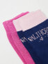 Threadbare Ski 2 pack socks in glitter pink