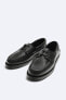 Leather deck shoes