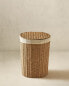 Фото #3 товара Fabric-lined laundry basket