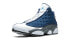 Кроссовки Nike Air Jordan 13 Retro Flint (2020) (Белый, Синий)