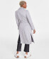 ფოტო #2 პროდუქტის Women's Shawl-Collar Belted Wrap Coat