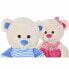 Фото #3 товара Мягкая игрушка Плюшевый медвежонок DKD Home Decor Бежевый Синий Розовый 25 x 25 x 50 см (2 штуки)