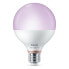 Светодиодная лампочка Philips Wiz G95 Smart Full Colors F 11 W E27 1055 lm (2200K) (6500 K)