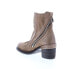 A.S.98 Jase A24208-301 Womens Brown Leather Zipper Casual Dress Boots