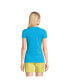 ფოტო #3 პროდუქტის Women's Cotton Rib T-shirt