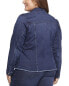 Nydj Plus Frayed Hem Denim Jacket Women's