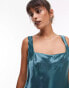 Фото #4 товара Topshop square neck cami top in ocean blue