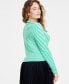 Фото #4 товара Women's Tipped V-Neck Cardigan, Created for Macy's