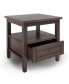 Фото #2 товара Warm Shaker Solid Wood End Table