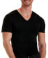 ფოტო #1 პროდუქტის Men's Power Mesh Compression Short Sleeve V-Neck T-shirt
