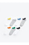 Renk Bloklu Erkek Çocuk Patik Çorap 7'li