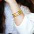 Ariane BJ07A1201 Minimalist Gold Plated Bracelet