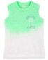 Baby 2-Piece Tie-Dye Tank & Pull-On French Terry Shorts Set 12M