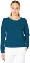 Puma 247701 Womens Crew Neck Fleece Sweatshirt Gibraltar Sea Size 2X-Large