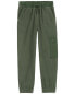 Фото #1 товара Kid Solid Fleece Pants - Green 14